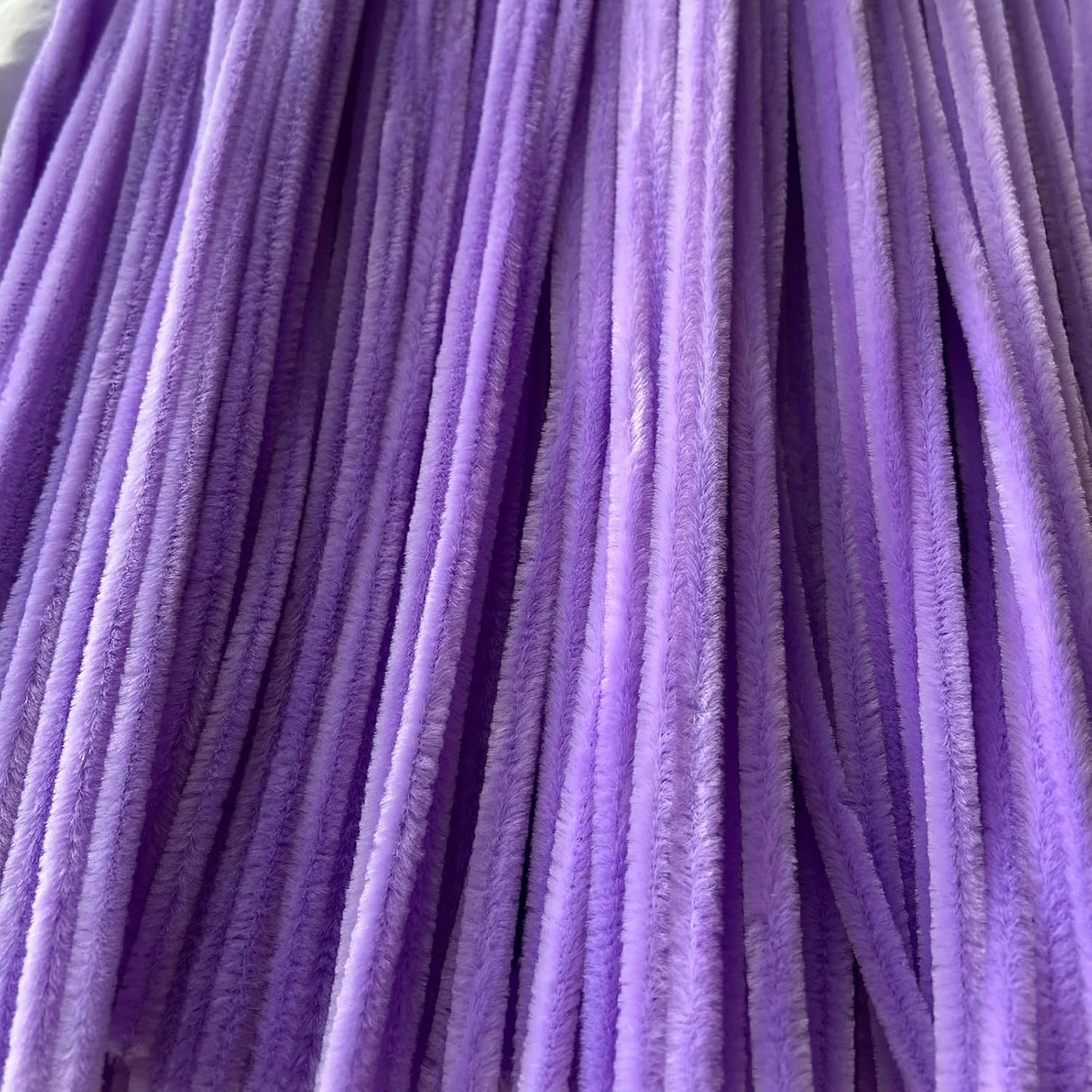 8mm Pipe Cleaner Plain 100pcs (Purple)
